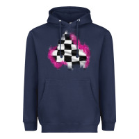 Navy race flag glitter patch Heavyweight Hoodie - AdoDesignShop