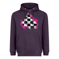 Plum race flag glitter patch Heavyweight Hoodie - AdoDesignShop