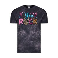 Cloud Black you rock valentine's day olivia Vintage Tee - OliviaCreatesArt
