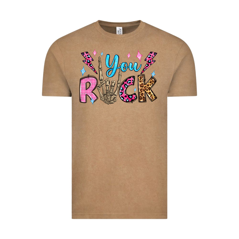 You Rock Valentine's Day Olivia Vintage Tee by OliviaCreatesArt | Teevron