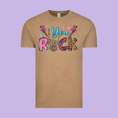 You Rock Valentine's Day Olivia Vintage Tee Designed By Oliviacreatesart