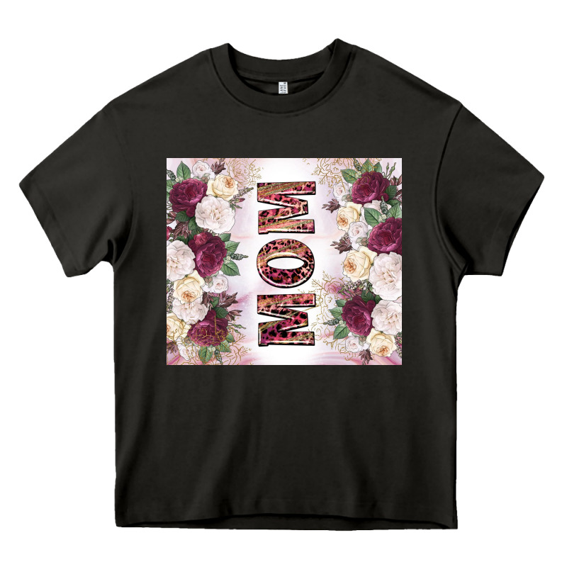 Mother’s Day Mom Flowers Tumbler Tbs Heavy Core Tee by TumblerDesignByShophia | Teevron