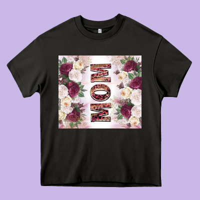 Mother’s Day Mom Flowers Tumbler Tbs Heavy Core Tee Designed By Tumblerdesignbyshophia