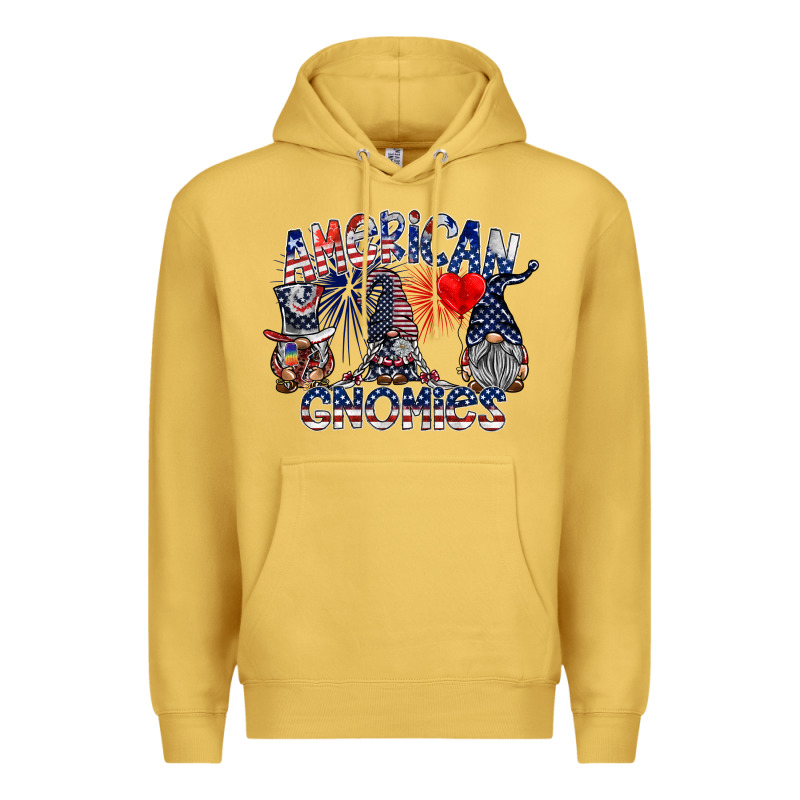 Amerikan Gnomies Premium Hoodie by SublimationCraftShop | Teevron