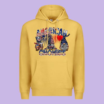 Amerikan Gnomies Premium Hoodie Designed By Sublimationcraftshop
