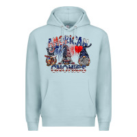 Blue Mist amerikan gnomies Premium Hoodie - SublimationCraftShop