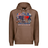 Chestnut amerikan gnomies Premium Hoodie - SublimationCraftShop