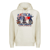 Oatmeal Heather amerikan gnomies Premium Hoodie - SublimationCraftShop
