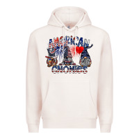 Pale Pink amerikan gnomies Premium Hoodie - SublimationCraftShop
