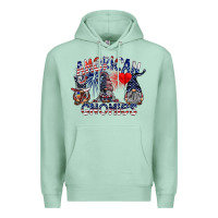 Seafoam amerikan gnomies Premium Hoodie - SublimationCraftShop