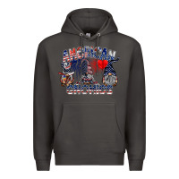 Smoke amerikan gnomies Premium Hoodie - SublimationCraftShop