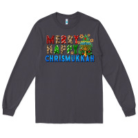 Smoke merry happy chrismukkah Long Sleeve Tee - FaDigitalArtStudio
