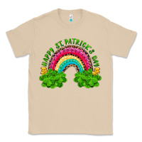 Mushroom Happy St. Patrick's Day Rainbow And Shamrock Classic Tee - RanaPortraitStore