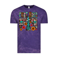 Cloud Purple western free bird Vintage Tee - OliviaCreatesArt