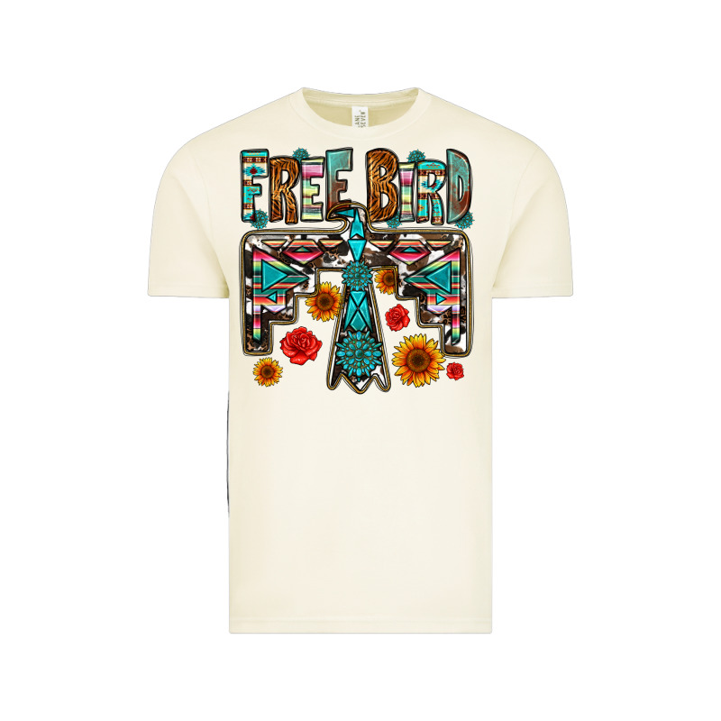 Western Free Bird Vintage Tee by OliviaCreatesArt | Teevron