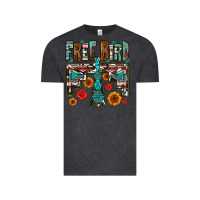 Vintage Black western free bird Vintage Tee - OliviaCreatesArt