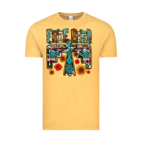 Vintage Mustard western free bird Vintage Tee - OliviaCreatesArt