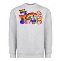 Heather Grey pride coffee cups Heavyweight Sweatshirt - AdoDesignShop