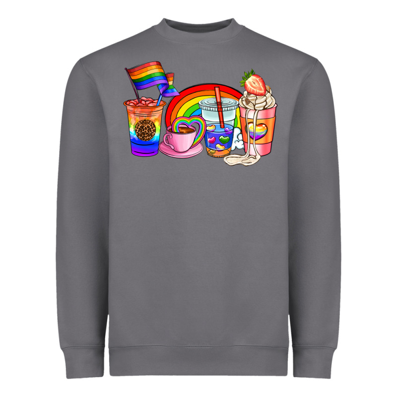 Pride Coffee Cups Heavyweight Sweatshirt by AdoDesignShop | Teevron