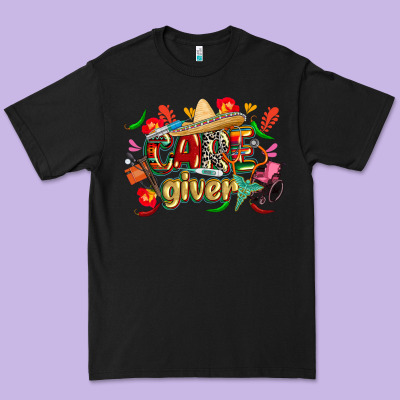 Cinco De Mayo Caregiver Premium Tee Designed By Cowgirlartshop