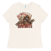 Bone Long live cowboys cards Ladies Tee - HowdyJamesFarm