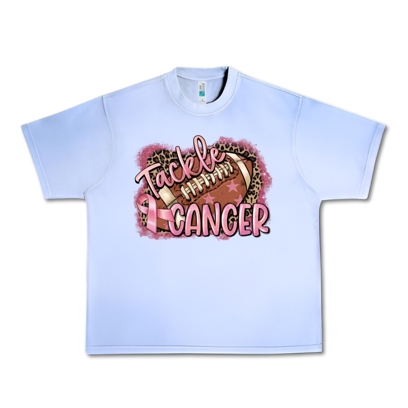 Tackle Cancer Football Urban Heavy Tee by FaDigitalArtStudio | Teevron