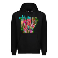 Black arkansas Premium Hoodie - SublimationCraftShop
