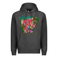 Charcoal Heather arkansas Premium Hoodie - SublimationCraftShop