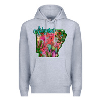 Heather Grey arkansas Premium Hoodie - SublimationCraftShop