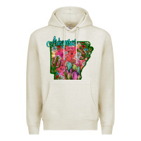 Oatmeal Heather arkansas Premium Hoodie - SublimationCraftShop