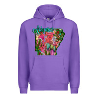 Purple arkansas Premium Hoodie - SublimationCraftShop