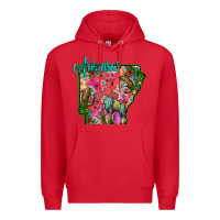 Red arkansas Premium Hoodie - SublimationCraftShop