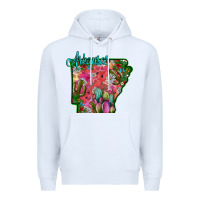 White arkansas Premium Hoodie - SublimationCraftShop
