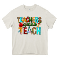 Cream teachers gonna teach Heavy Core Tee - RanaPortraitStore