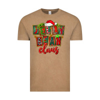 Vintage Coffee christmas jelly bean claus Vintage Tee - FaDigitalArtStudio