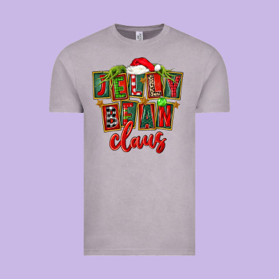 Christmas Jelly Bean Claus Vintage Tee Designed By Fadigitalartstudio