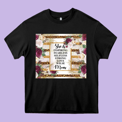 Mother's Day She Is Inspiring Fearless Selfless Strong Love Wilse Mom  Heavy Core Tee Designed By Tumblerdesignbyshophia