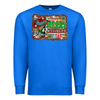 True Royal merry christmas western boots Premium Sweatshirt - AdoDesignShop