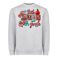 Heather Grey little miss 3 rh   grade Heavyweight Sweatshirt - AdoDesignShop