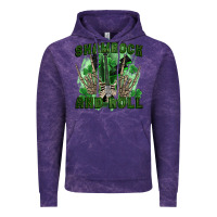 Cloud Purple shamrock and roll Vintage Hoodie - FaDigitalArtStudio