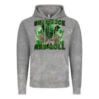 Cloud Rock shamrock and roll Vintage Hoodie - FaDigitalArtStudio
