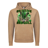 Shamrock And Roll Vintage Hoodie | Teevron