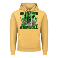 Vintage Mustard shamrock and roll Vintage Hoodie - FaDigitalArtStudio