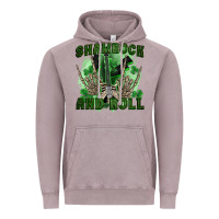 Vintage Zinc shamrock and roll Vintage Hoodie - FaDigitalArtStudio