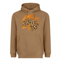 Toasted Coconut leopard glitter patch Heavyweight Hoodie - AdoDesignShop