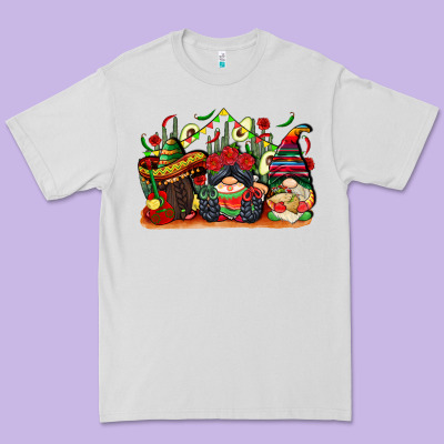 Cinco De Mayo Gnomes Premium Tee Designed By Cowgirlartshop