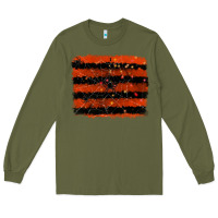 Army Green halloween spider backround Long Sleeve Tee - RanaPortraitStore