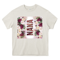 Cream mother's day nana flowers tumbler tbs Heavy Core Tee - TumblerDesignByShophia