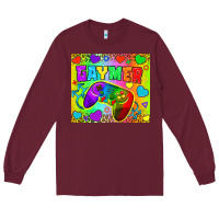 Burgundy LGBTQ+ Gaymer With Hearts Tumbler Long Sleeve Tee - BundleAndBundleShop