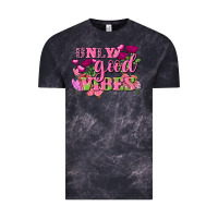 Cloud Black Valentine's Day only good vibes Vintage Tee - FaDigitalArtStudio